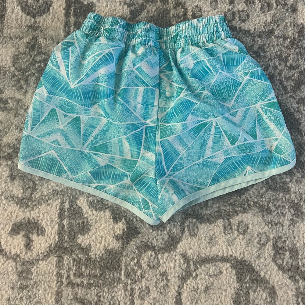 Champion Blue and White Athletic Shorts Lightweight Design